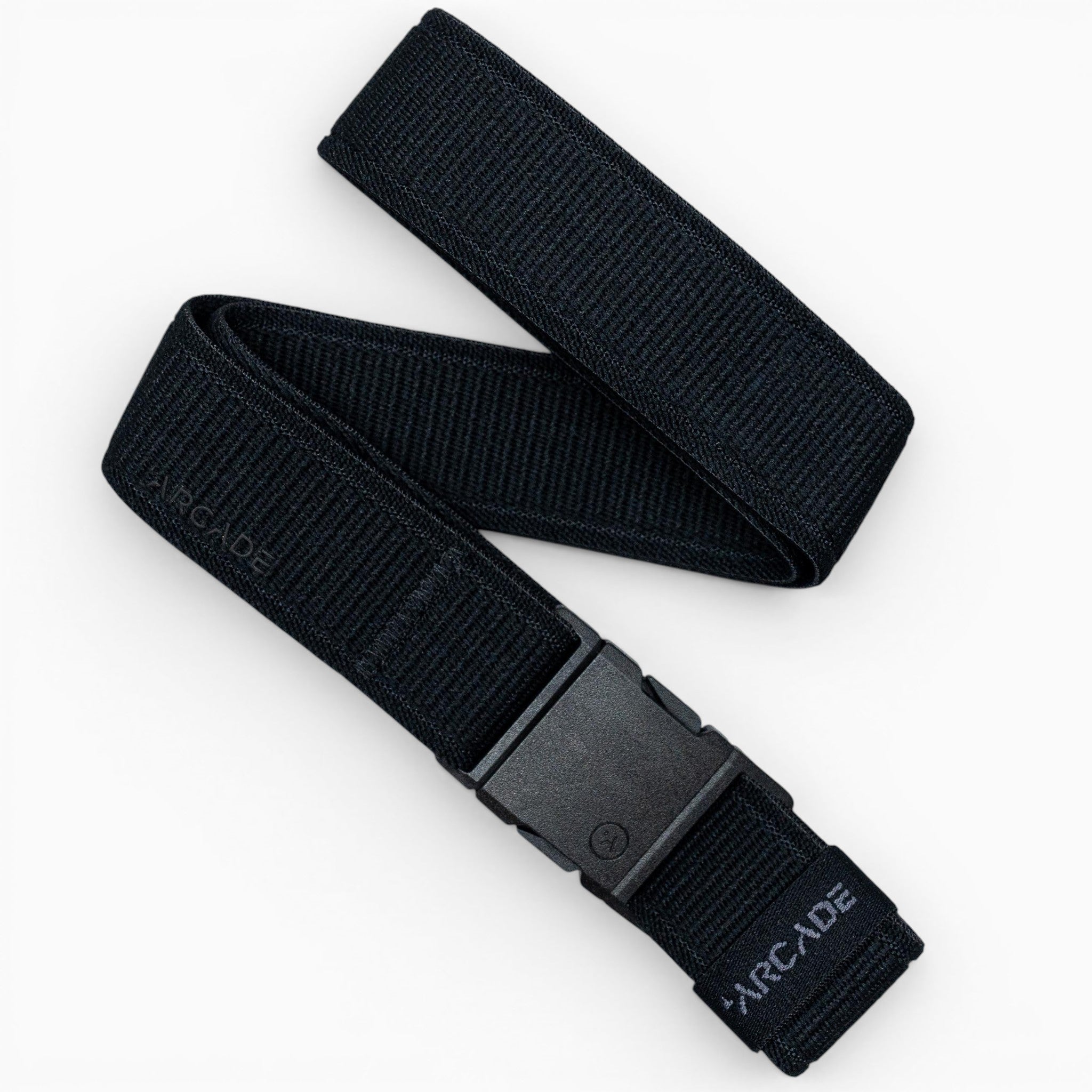 Arcade Atlas Youth Belt in Black — full belt with buckle
